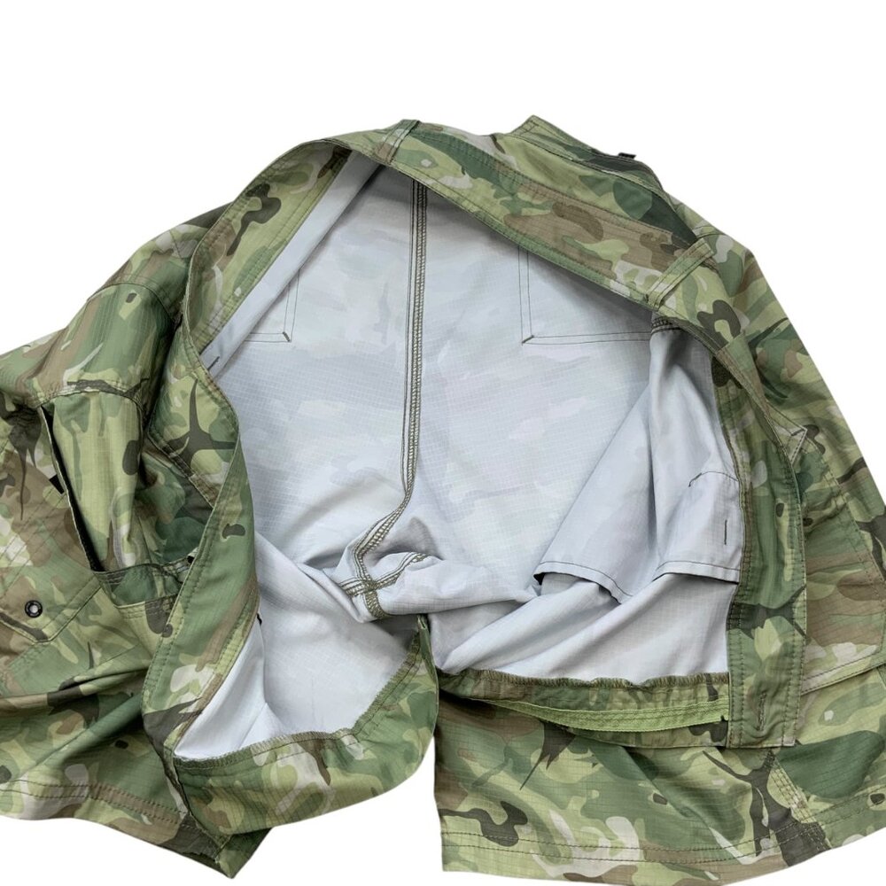 AFTCO Tactical Fishing Cargo Short 40 Green Camouflage - Picture 6 of 12